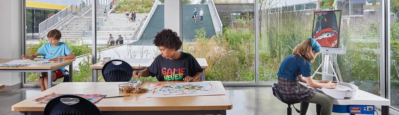 Hazel Wolf K-8 E-STEM School is the 2018 A4LE Pinnacle Award Project of