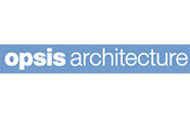 opsis architecture logo, link to website