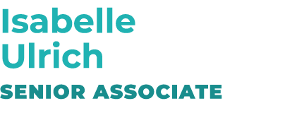 Isabelle Ulrich Senior Associate